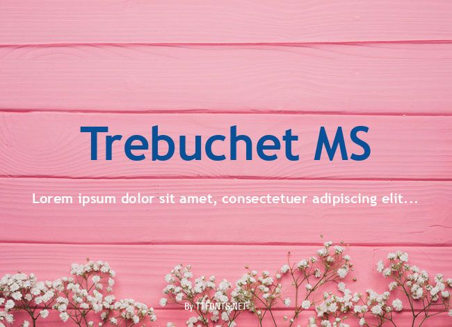 Trebuchet MS example